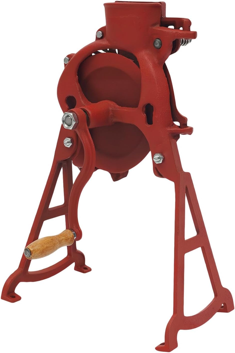 Corn Sheller Hand Crank, Cast Iron Corn Cob Thresher with Stand, Manual Quick Corn Cob Stripper Tool for Home Use, Heavy Duty Corn Cob Stripper for Small Farm and Household Usage
