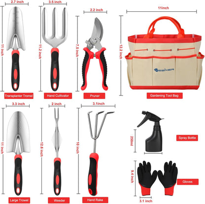 Yesker Pruning Shears Garden Shears 7.8" Professional Garden Scissors Sharp 65 Manganese Steel Blade Heavy Duty Clippers Hand Pruners for Cutting Fresh Flowers Branch Plant Trimming Gardening Tools