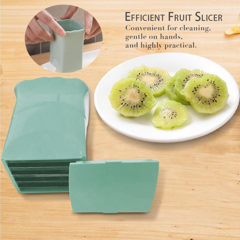 Stainless Steel Strawberry Slicer - Mini Fruit & Egg Slicer Cup - Portable Kitchen Tool