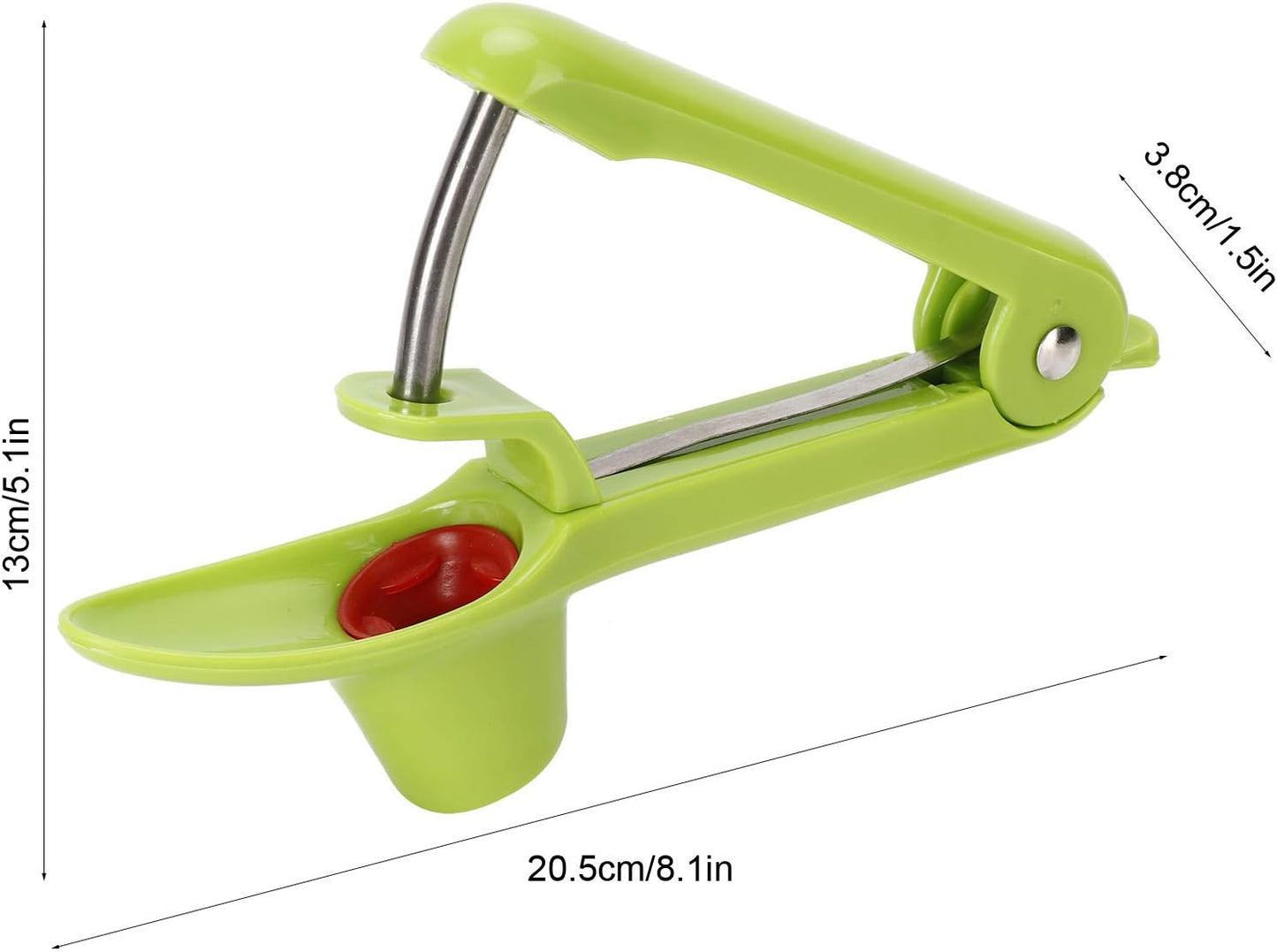 Cherry Pit Remover, Stainless Steel Pit Remover, Pressed Cherry Pincers for Kitchen Fruit Pitting Tool
