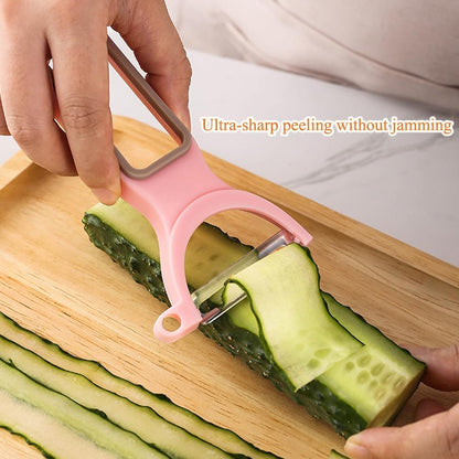 Ultra Sharp Peeler, Vegetable Peeler, Fruit Peeling Blade, Pink