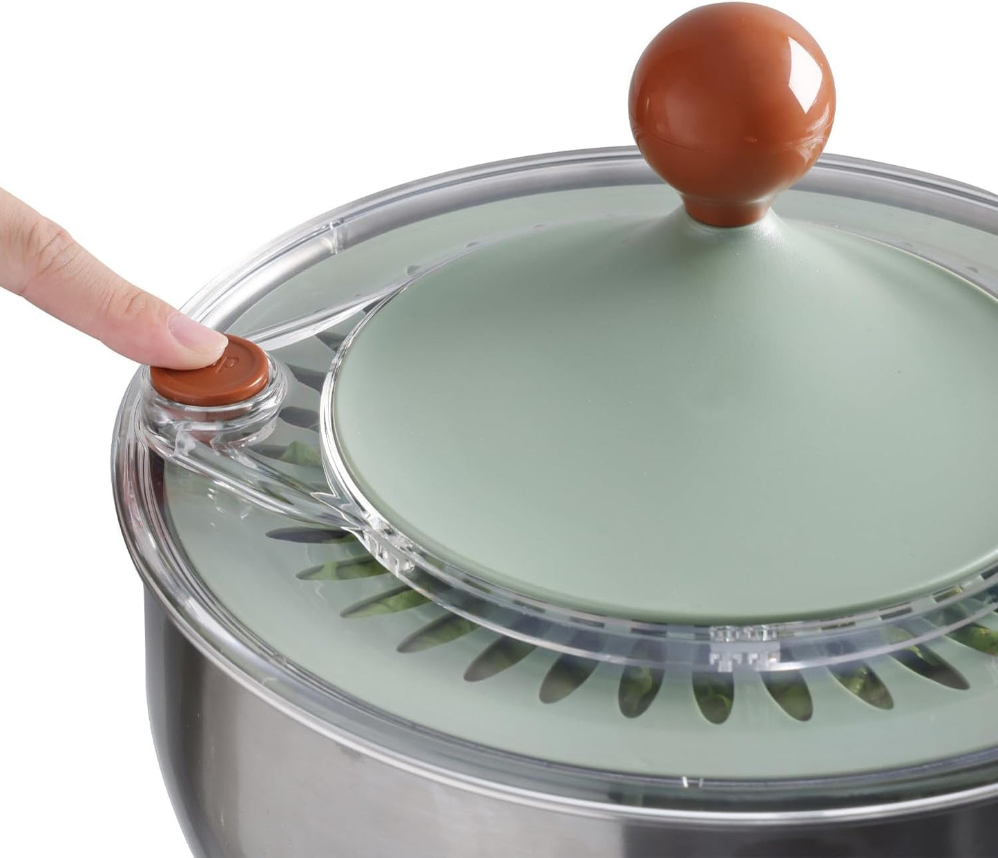 Salad Spinner, Medium-sized Lettuce Veggie Fruit Spinner and Strainer, Multipurpose Vegetable Washer Dryer with Lid,160 oz