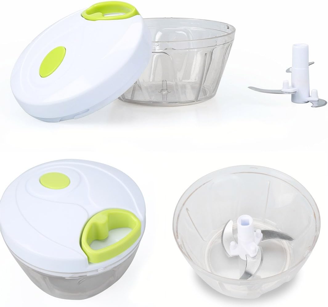 Vinipiak Manual Food Chopper for Vegetable Fruits Nuts Onions Chopper Hand Pull Mincer Blender Mixer Food Processor