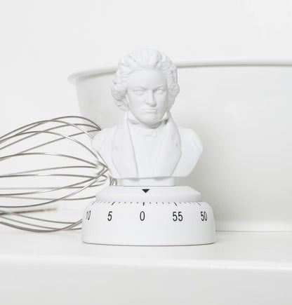Kikkerland Mozart Timer – Musical Gadget for Home & Kitchen – 60 Minute Windup Timekeeper for Cooking for Music Lovers