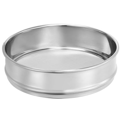 PATIKIL 40 Mesh Lab Sieve, 8" Diameter Test Sieve 304 Stainless Steel Wire Cloth (0.45mm) for Industrial Laboratory - Colors A