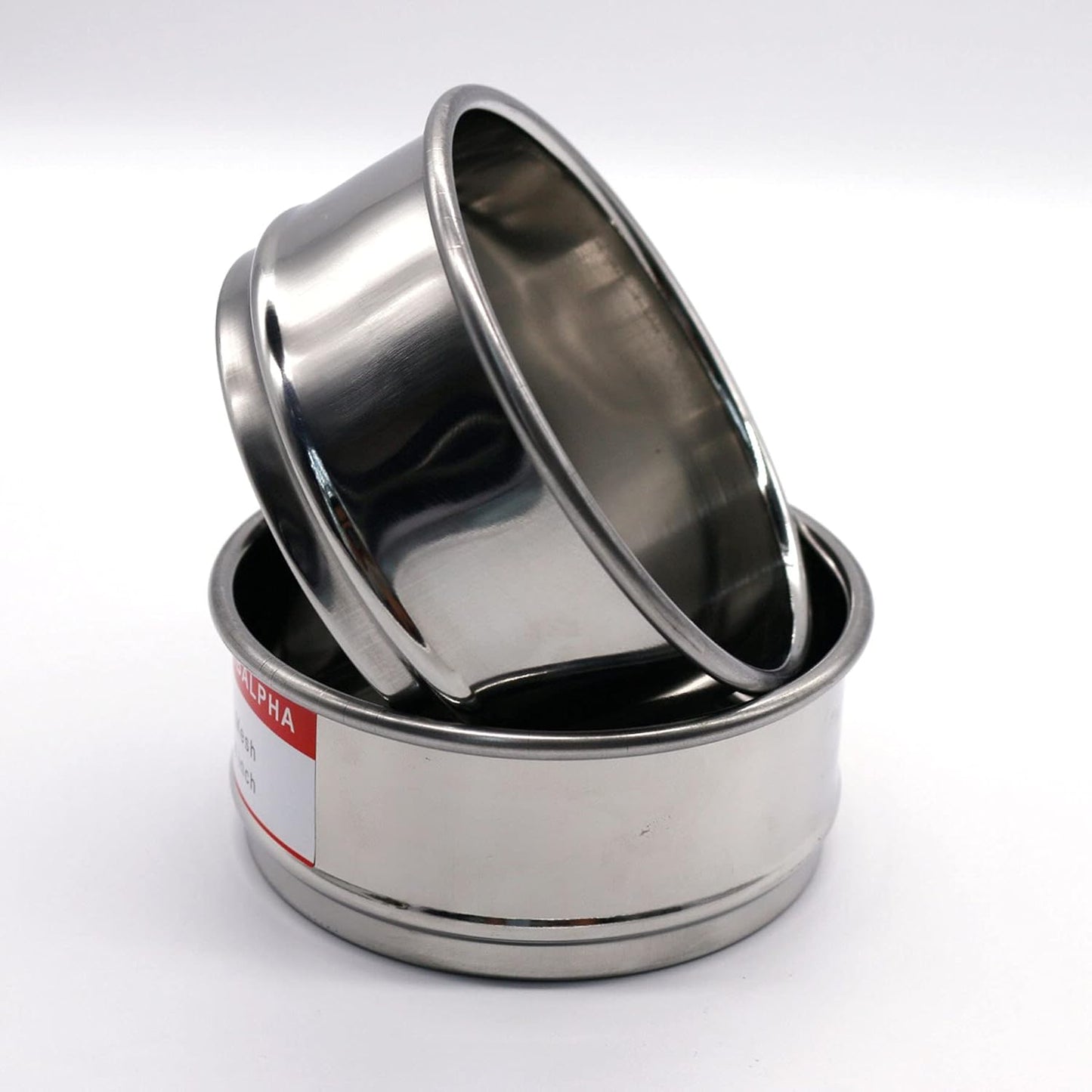 LABALPHA 70 Mesh Lab Sieves, Test Sieve #70 Mesh, 4'' Diameter, 304 Stainless Steel Wire Cloth (0.22mm)