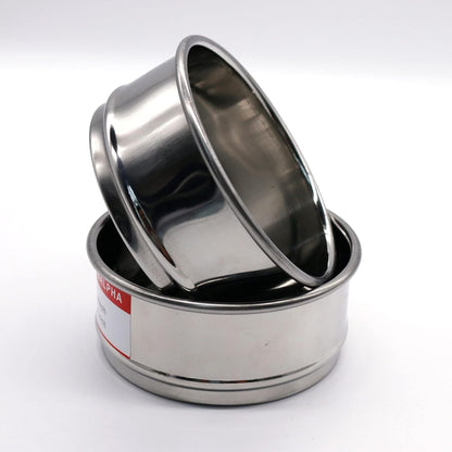 LABALPHA 70 Mesh Lab Sieves, Test Sieve #70 Mesh, 4'' Diameter, 304 Stainless Steel Wire Cloth (0.22mm)