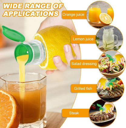2pcs Lime Squeezer with Lemon Zester Set, Screw Top Manual Lemon Squeezer, Plastic Lime Juice Extractor Citrus Press with Lid for Cocktails Drinks, Easy to Use & Clean(COLOR:Yellow+Green)
