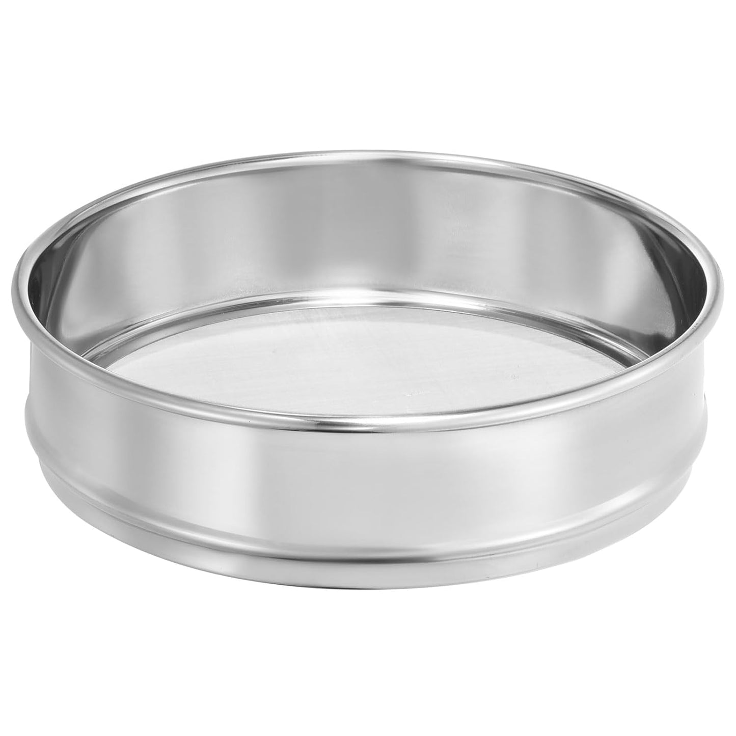 PATIKIL 40 Mesh Lab Sieve, 8" Diameter Test Sieve 304 Stainless Steel Wire Cloth (0.45mm) for Industrial Laboratory - Colors B