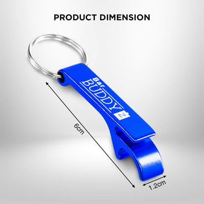 Stainless Steel Keychain Bottle Opener - Compact Beer Opener for BBQ Camping Bar | Gift for Men Women | We Got Teez