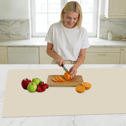 Standard Silicone Mat,Black Baking Mat-Food Grade Kids Dinner Table Placemat Non Slip Counter Mat with Raised Edges Heat Resistant Mat for Air Fryer Nonstick Pastry Dough Mat(1 Pack 23.6'' x 15.7'')