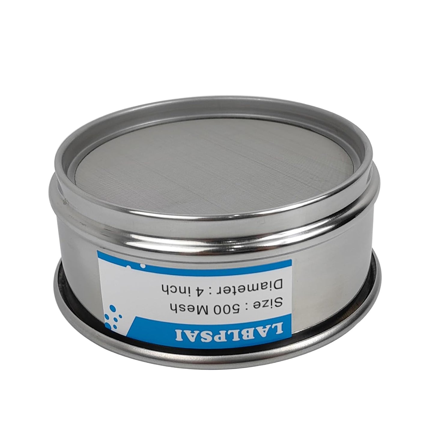 325 Mesh Lab Sieves 4" Diameter 304 Stainless Steel Wire Cloth Test Sieve for Industrial Laboratory Home