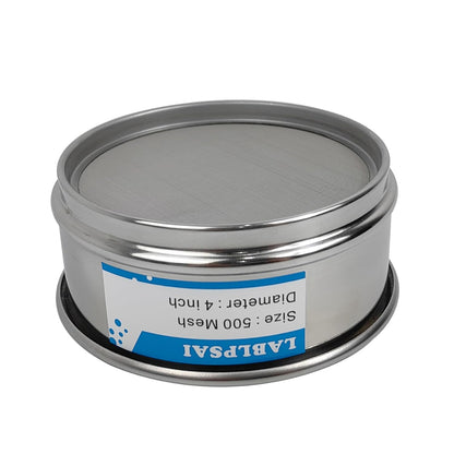 325 Mesh Lab Sieves 4" Diameter 304 Stainless Steel Wire Cloth Test Sieve for Industrial Laboratory Home