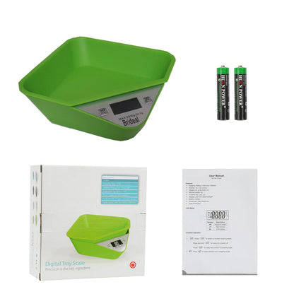 Digital Kitchen Food Scale Multifunction Electronic Food Scales with Removable Bowl Max 11lb/5kg