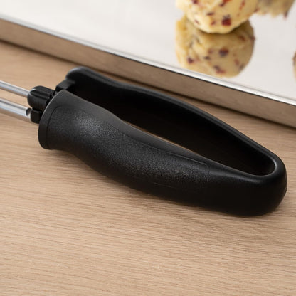 Restaurantware Ice Cream Scoop 1 Case 3.75 oz Stainless Steel Portioner Commercial Kitchen Tool Comfortable Grip Dishwasher-Safe Ambidextrous Handle