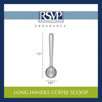 RSVP International Coffee Scoop Collection, 2-Tablespoon, Red Acrylic