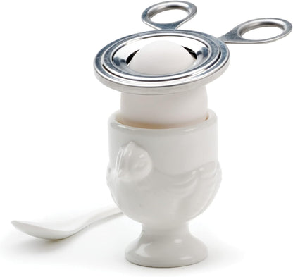 RSVP International Endurance Kitchen Tool Collection Durable & Easy to Clean, Dishwasher Safe, Egg Topper, Stainless Steel