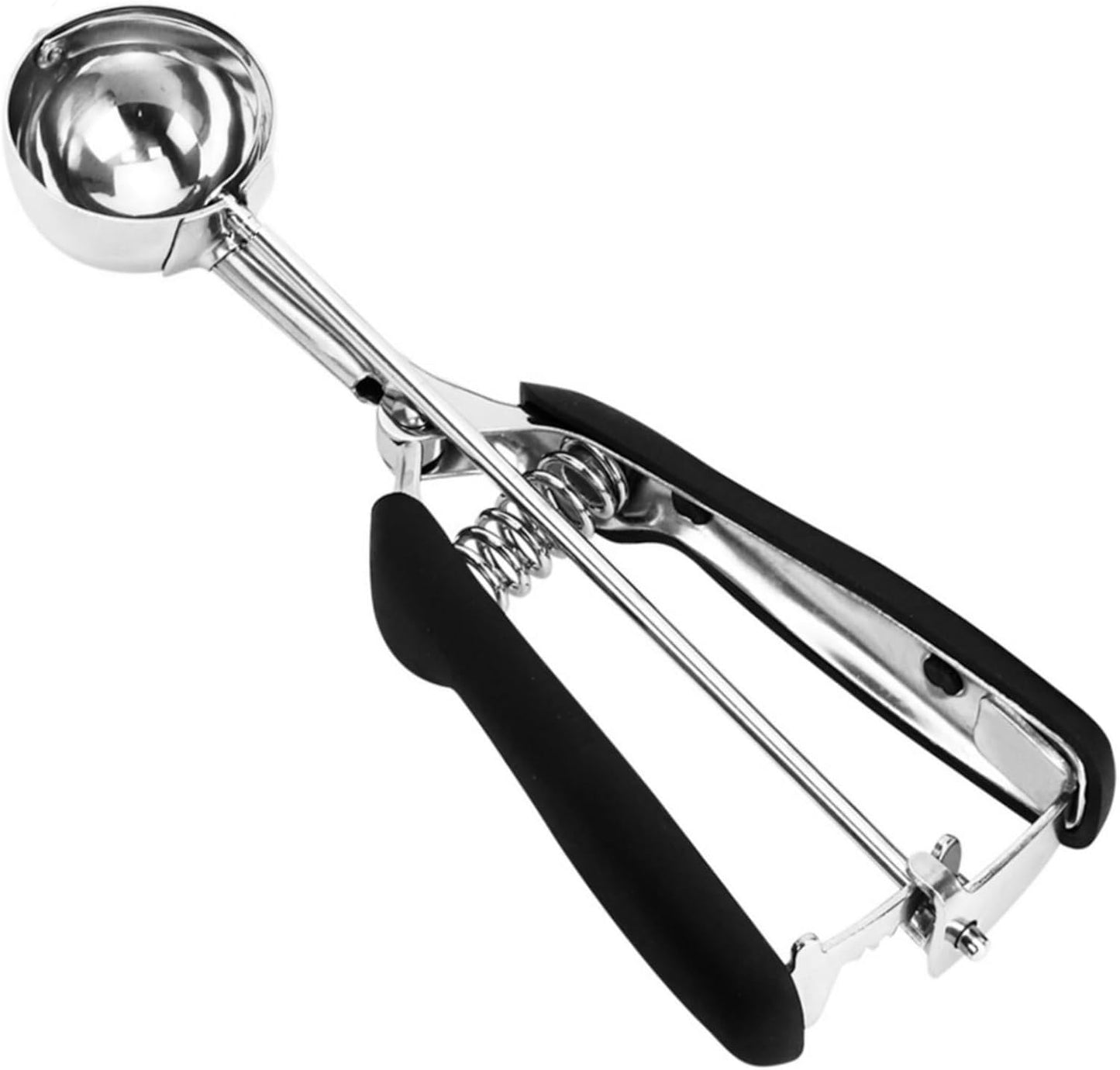Cookie Scoop, Ice Cream Scoop, 1Tbsp/15 ml/0.5oz Cookie Scoops for Baking, 18/8 Stainless Steel Cookie Scooper for Baking, Ice Cream Scooper with Trigger Release, Cookie Dough Scoop with Non-slip Grip