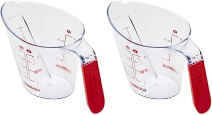 Farberware Pro Angled Measuring Cup, 4 Cup, Red