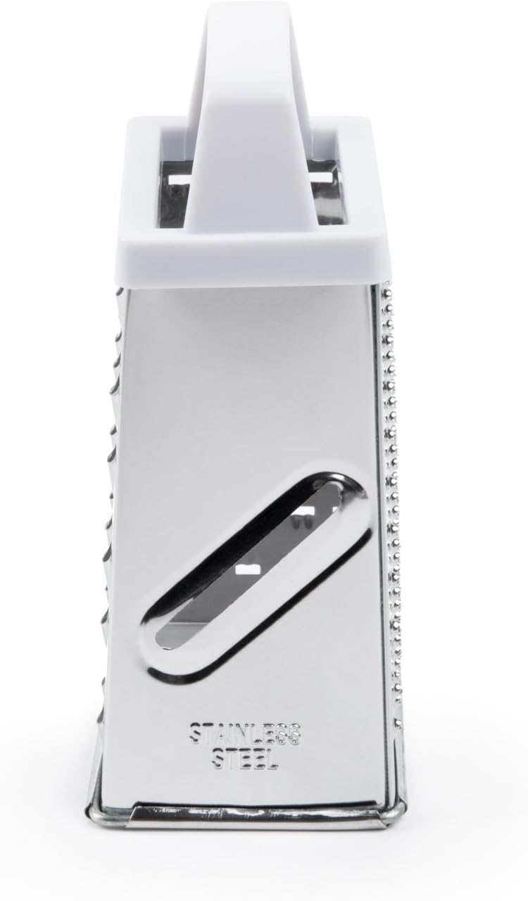 Fox Run 4-Sided Grater, Stainless Steel, 8-Inch
