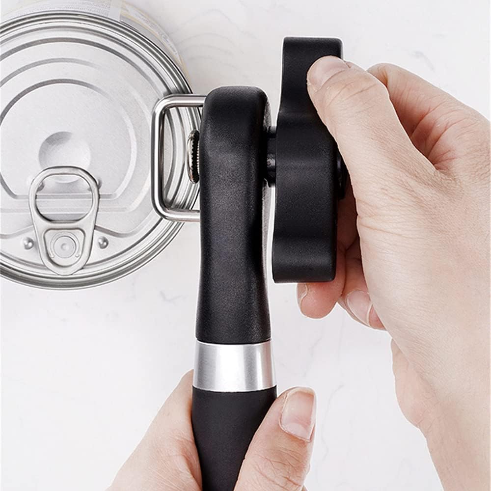 ZKG Cans Opener Professional Kitchen Tools Bottle Opener Knife Handheld Manual Can Tin Opener Side Cut Manual Jar Opener