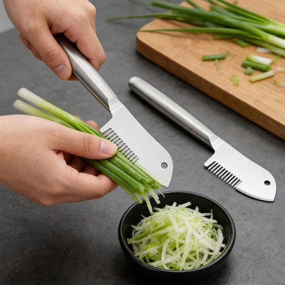 Stainless Steel Multi-purpose Julienne Peeler, Precision Julienne Blade, Vegetable JulienneSlicer, Quick & Easy Kitchen Tool, Comfortable Handle & Hanging Hole, for Fruit, Potatoes, Carrot