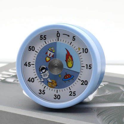 Kitchen Timer, Magnetic Visual Countdown Timer with Loud 72dB Alarm Mechanical Analog Dial for Cooking Baking Home Gym Office