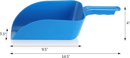 New Star Foodservice 34400 Polycarbonate Plastic Utility Ice Scoop, Clear, 12-Ounce