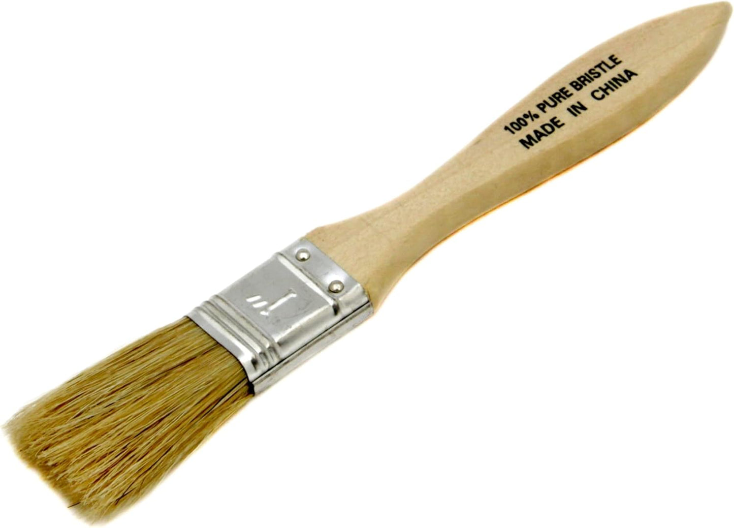 Chef Craft Select Wooden Handle Pastry Brush, 7.5 inches in length 2 inch width, Natural