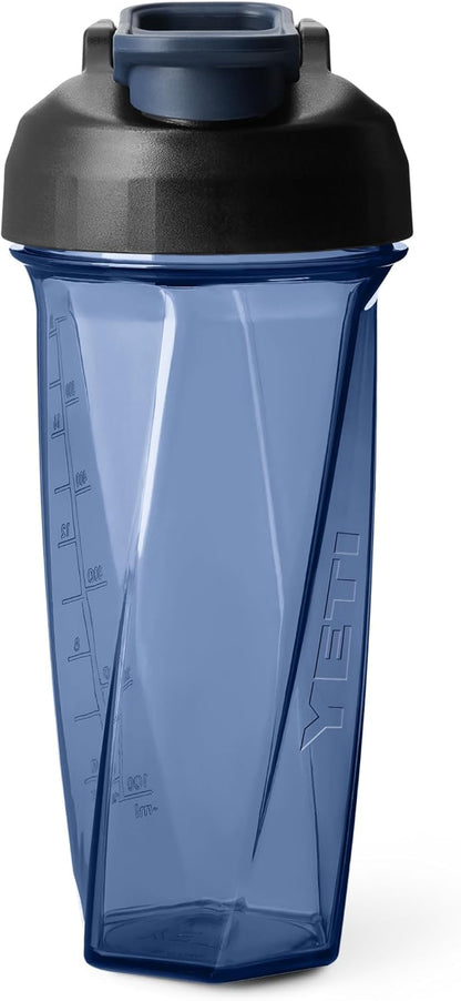 YETI Yonder Helimix Vortex Blender Shaker Bottle Holds up to 20oz | No Blending Ball or Whisk | USA Made | Portable Pre Workout Whey Protein Drink Shaker Cup | Dishwasher Safe, Clear