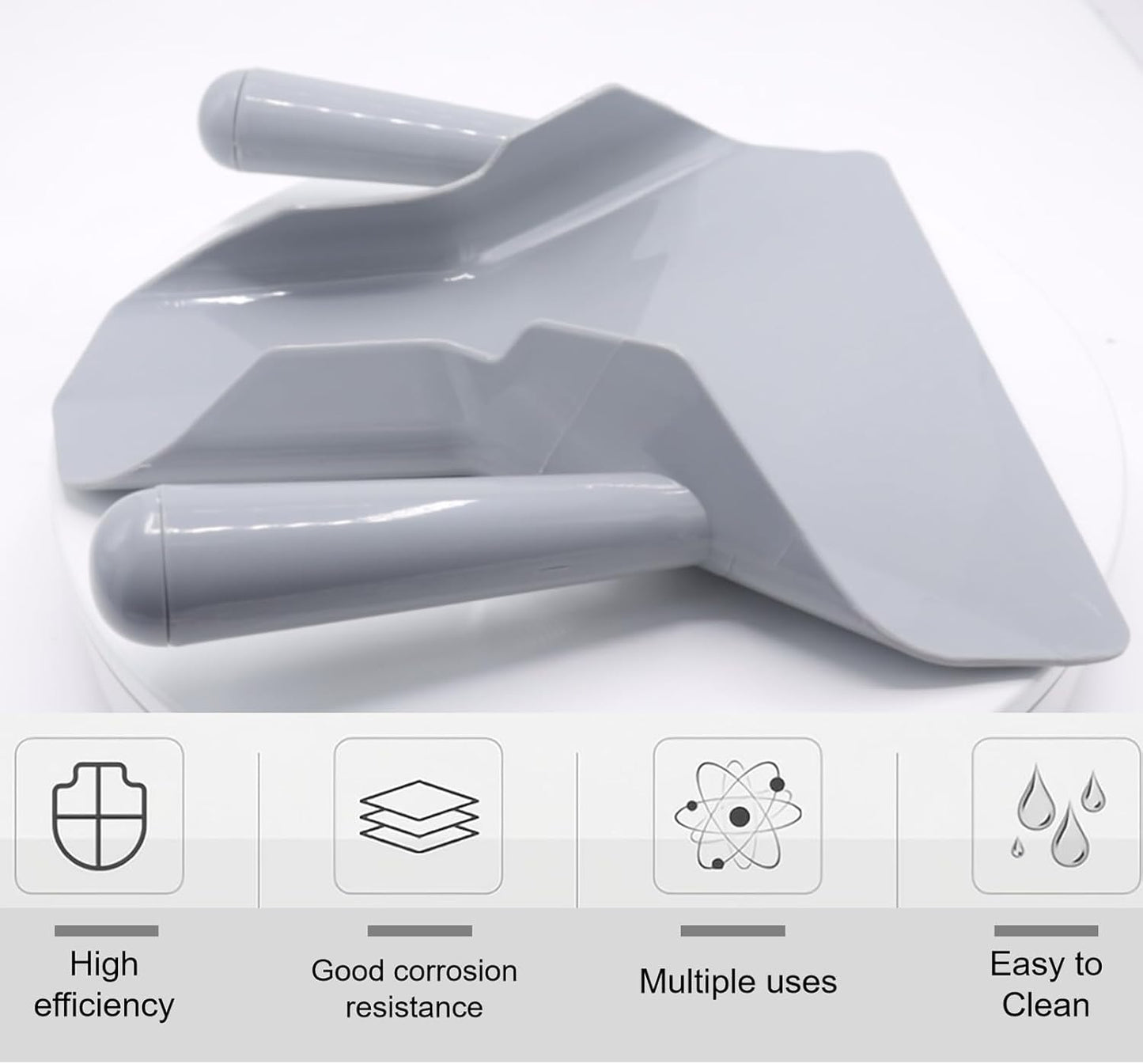 French Fry Scoop & Scooper - Polycarbonate Multipurpose Utility Scooper for Ice Candy Snacks & More