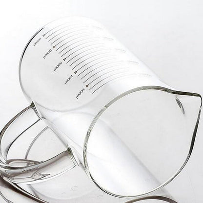 Borosilicate Glass Measuring Cup with Spout 350ml Clear