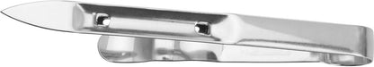 Westmark Monopol Stainless Steel Swivel Vegetable Peeler - Tong Construction With Sharpened Knife, Stainless Steel,17.5 x 5.1 x 1.5 cm,60715560