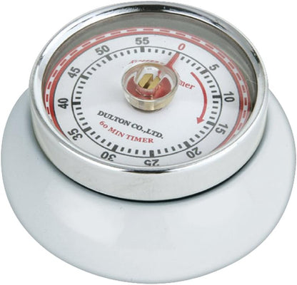 Zassenhaus Magnetic Retro 60 Minute Kitchen Timer, 2.75-Inch, Teal