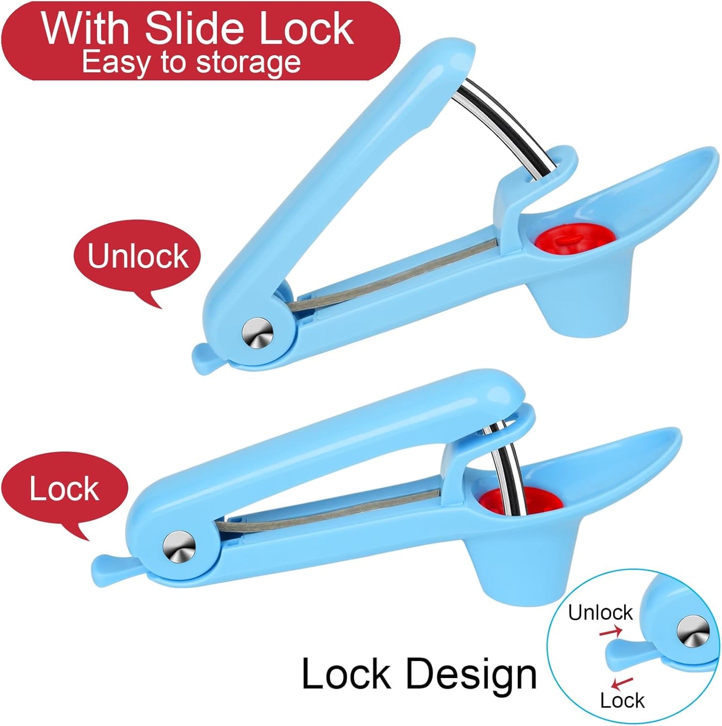 Cherry Pitter Tool Pit Remover, Multiple Cherry Seed Remover, 7 Holes Cherry Stoner Pitter Quick Release, Multiple Cherry Pit Remover Cherries Jam