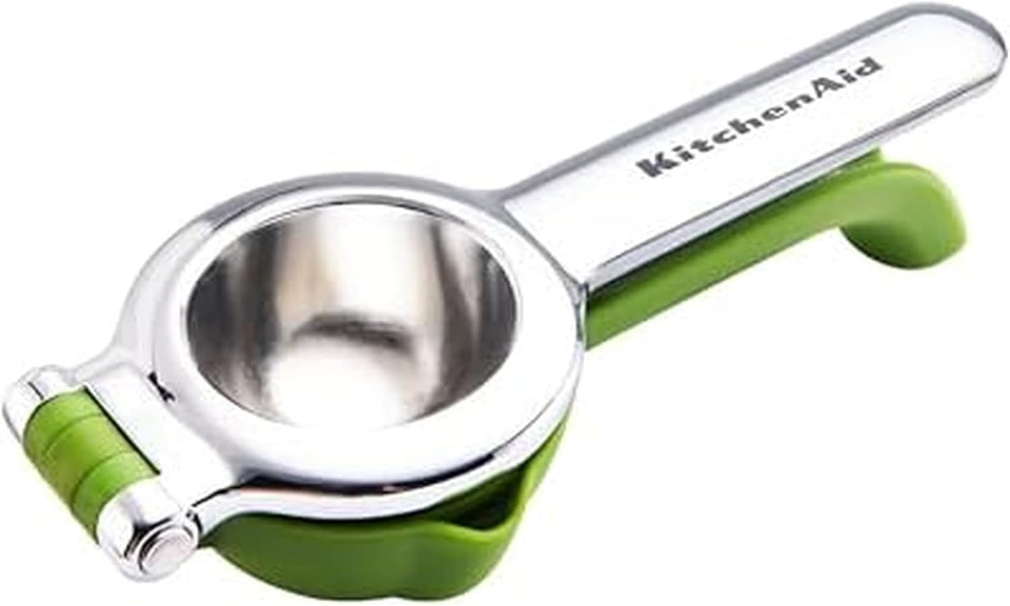 KitchenAid Citrus Juice Press Squeezer for Lemons and Limes with Seed Catcher and Pour Spout, Lemon, 8 Inch