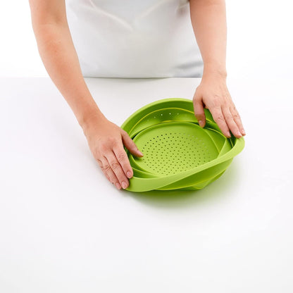 Lekue Collapsible Colander, Green