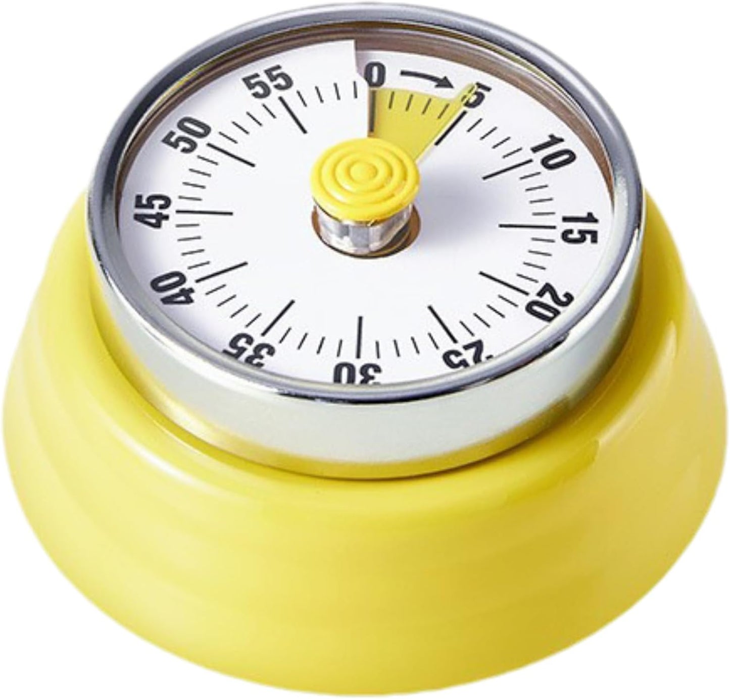Kitchen Timer, Magnetic Visual Countdown Timer with Loud 72dB Alarm Mechanical Analog Dial for Cooking Baking Home Gym Office