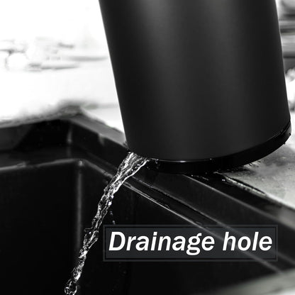 Kitchen Utensil Holder for Countertop 360° Rotating Utensil Caddy Extra Large Utensil Crock Cooking Utensil Holder for Kitchen Counter