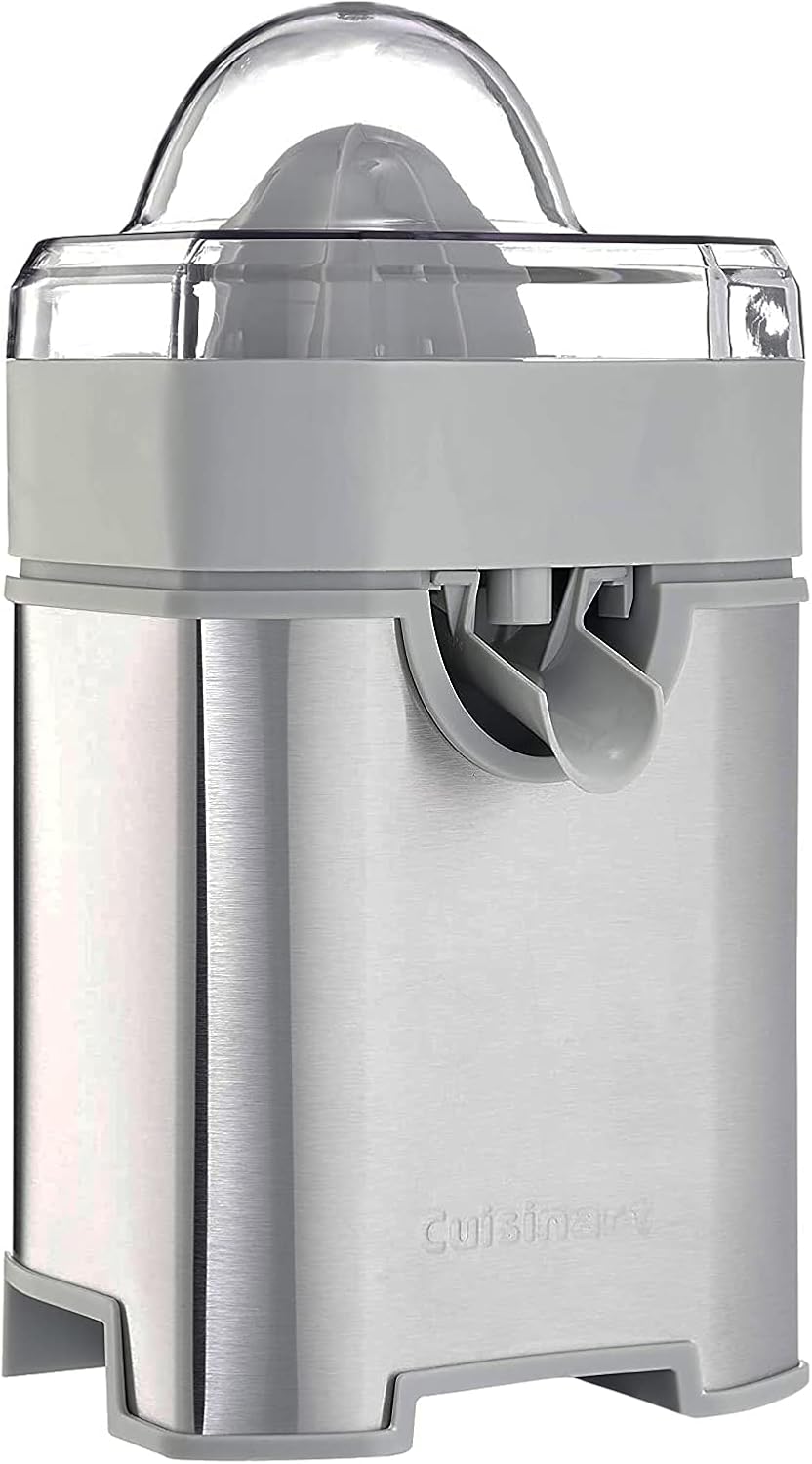 Cuisinart Pulp Control Citrus Juicer, Orange Juicer Squeezer and Lemon Squeezer with 3 Pulp Control Settings, Accommodates Small Limes and Large Grapefruits, CCJ-500P1, Black/Stainless Steel
