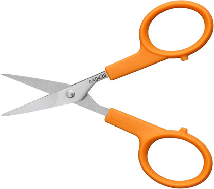 Fiskars Micro Trip Scissors, SoftGrip Precision Cutting Shears, Non-Stick Stainless Steel Blades, 5 inches