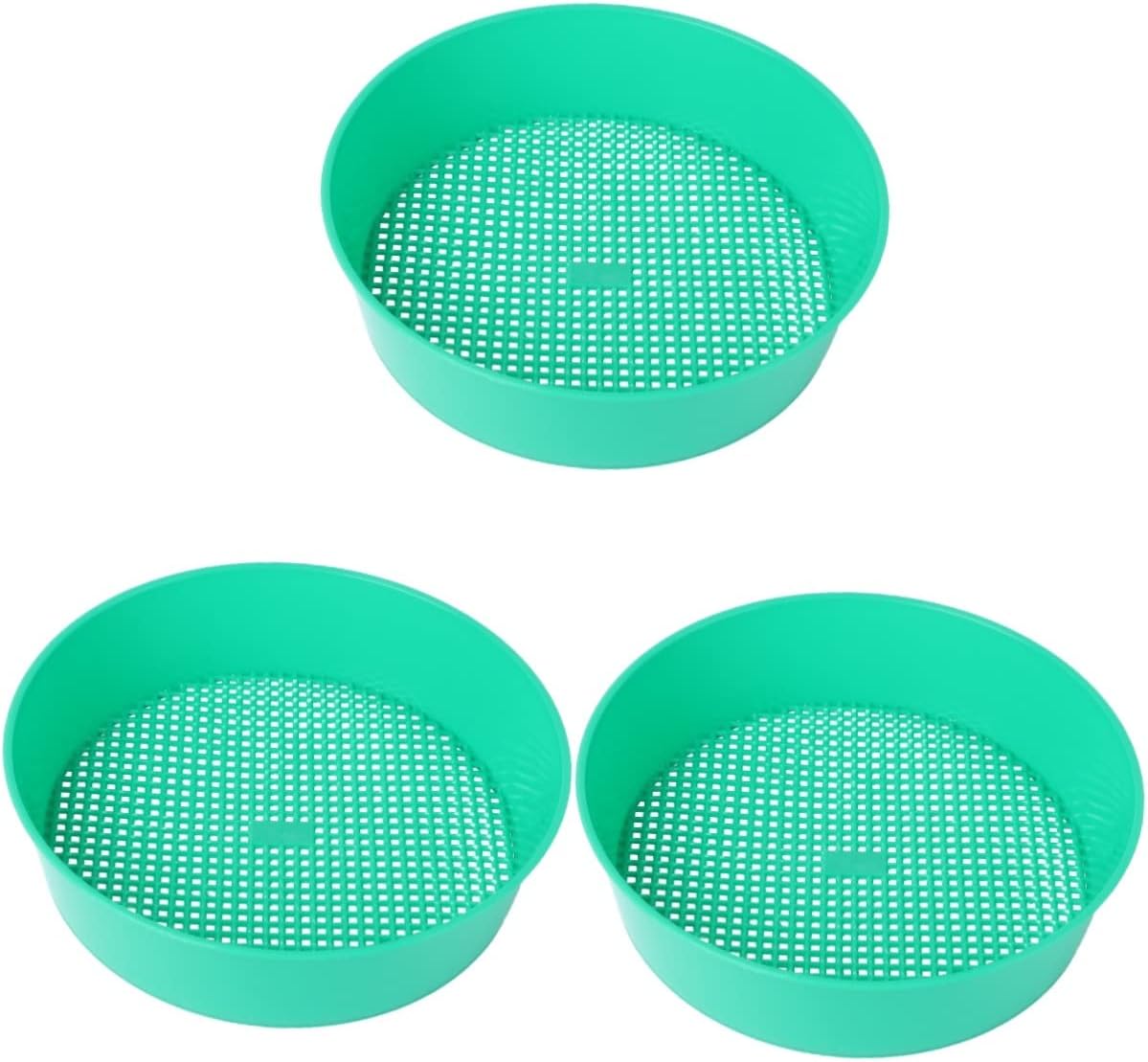 Bonsai Tools DIY Tools Mining Sand Sifter Mesh Filter Sifter Plastic Sand Grader Dispenser Gardening Supplies Stone Riddle Plastic Sieve Light