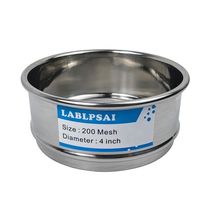 325 Mesh Lab Sieves 4" Diameter 304 Stainless Steel Wire Cloth Test Sieve for Industrial Laboratory Home