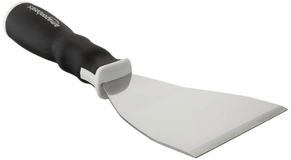 Amazon Basics Soft Grip Bent Scraper with Pole Socket, Heavy-Duty Hammer End for High-Reach Scraping, 3"