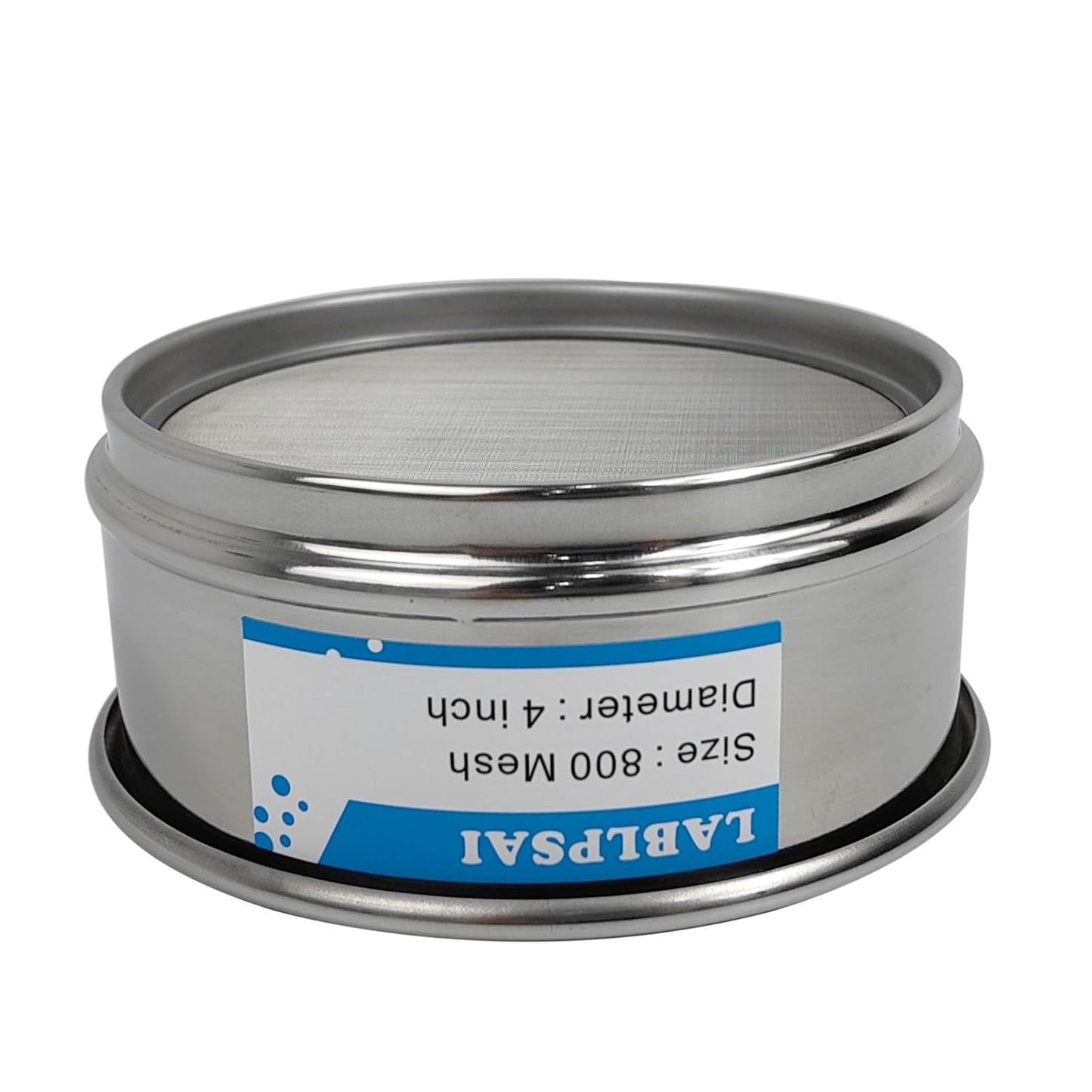 325 Mesh Lab Sieves 4" Diameter 304 Stainless Steel Wire Cloth Test Sieve for Industrial Laboratory Home