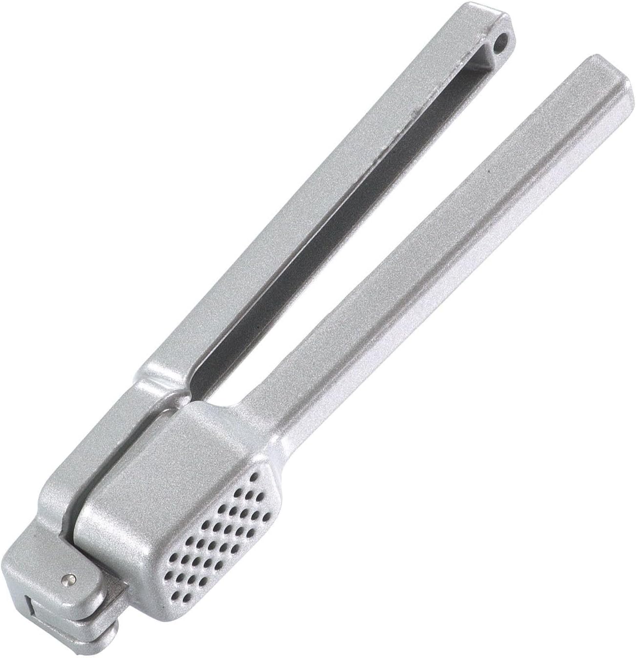 Westmark Germany Multipurpose Garlic Press with Olive Pitter, Nutcracker and Fish Scaler (Grey)