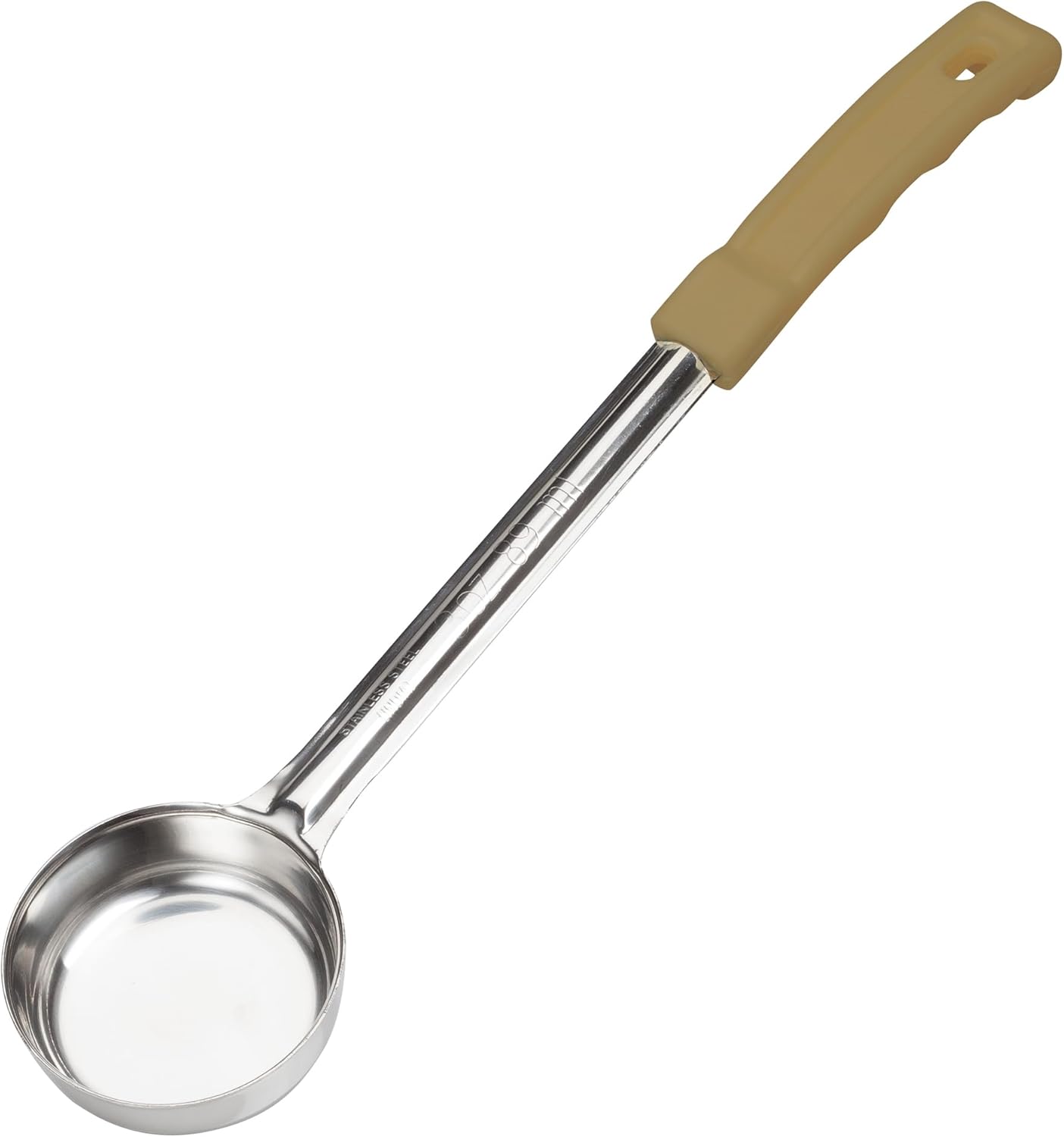 Winco Solid Food Portioner, 1-Ounce, Medium, Stainless Steel, Yellow