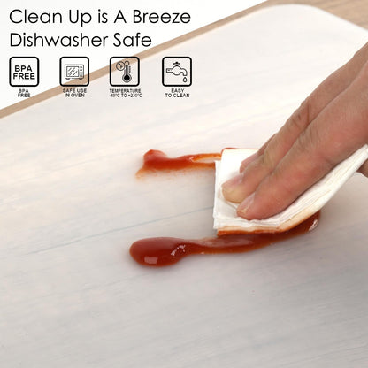 Standard Silicone Mat,Black Baking Mat-Food Grade Kids Dinner Table Placemat Non Slip Counter Mat with Raised Edges Heat Resistant Mat for Air Fryer Nonstick Pastry Dough Mat(1 Pack 23.6'' x 15.7'')