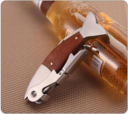 Unique Fish Corkscrew, Professional Waiters Corkscrew Wine Key Bottle Opener,Manual Wine Key for Servers, Waiters, Bartenders and Home Use