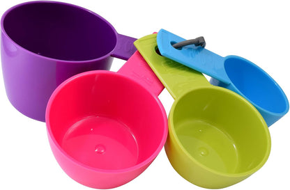 R&M International Colorful Measuring Spoons, 5-Piece Set